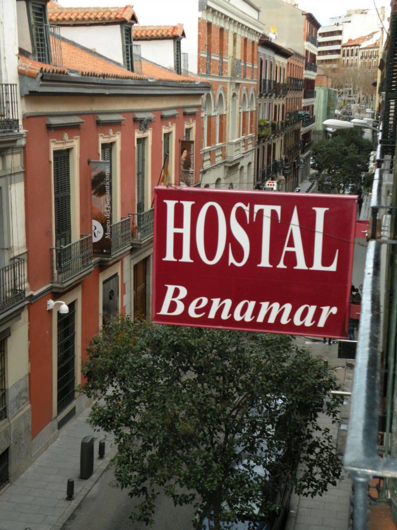 Hostal Benamar Madrid Exterior foto